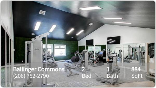 $1,950 / 2 habitaciones - 884 pies² - ¡Ahora aceptamos solicitudes! ¡Increíble departamento de 2 habitaciones y 1 baño en Shoreline! (Shoreline)63688443783683121