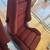 Pair Vintage Recaro Racing Race Car Seats Maroon fabric fish net head 11 thumbnail