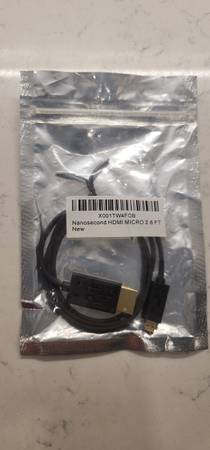 Nanosecond hmdi micro to HDMI 2.6ft 1