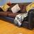 Leather/fabric sofa 1 thumbnail