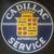 Cadillac Service Sign 11 3/4" Ceramic/Porcelain on Steel 1 thumbnail