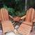 Made Local Artisan/Comfty SOLID Redwood Adirondack Chairs-Wide Arms 16 thumbnail