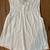 LUCKY BRAND 100% Cotton White Cotton Sleeveless Floral Mesh Yoke Top S 3 thumbnail