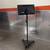 24" monitor mounted on a tall floor stand with rollers casters 9 thumbnail