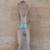 Vintage African wooden totem and matching fork, spoon and knife decor 7 thumbnail