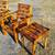 6 pc Outdoor Patio Set. Heavy Duty Set Burned 3 thumbnail