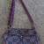 Vera Bradley Womens Floral Quilted Crossbody Boho Purple Pink 1 thumbnail