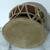 VINTAGE ASIAN (INDIAN?) WAISTED DRUM - WOOD & LEATHER - 6" 6/8 X 4" 3 thumbnail