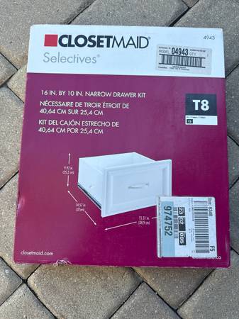 Closetmaid drawe kit 1