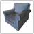 New California Sofa Charcoal Velvet Arm Chair 1 thumbnail