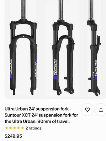 Front fork suspension 1