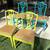 Set of 4 vintage chairs 4 thumbnail