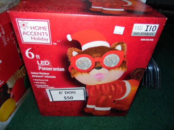 6' Pomeranian Inflatable --New in Box-Half Price-- 1