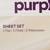 New Purple Sheet Set King Size 4 thumbnail