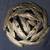 Decorative metal bowls made of metal feathers 16in and 10in 15 thumbnail