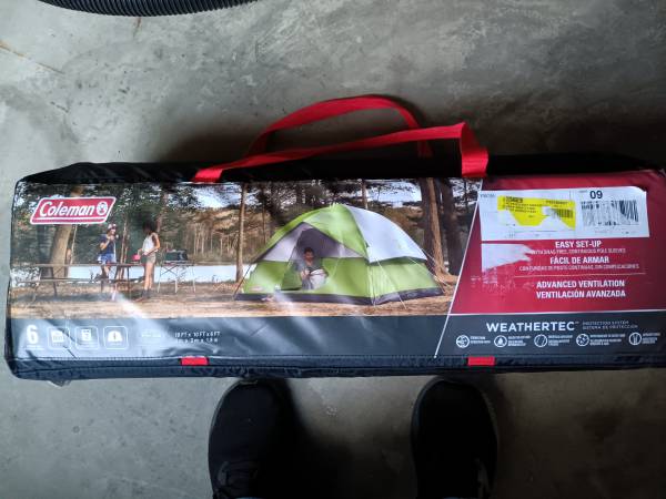 Coleman 6 person tent 1