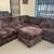 New 99x99 brown corduroy sectional  couch 1 thumbnail