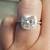 18k White Gold Halo Engagement Ring .31 TCW - discontinued 3 thumbnail
