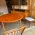 Danish Teak Dining Table , Chairs + Hutch - single owner 9 thumbnail