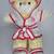 The Bear Factory Cream Lamb & Princess Bath Robe with Slippers 1 thumbnail