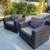 Ventana Outdoor Wicker Lounge Chairs 2 thumbnail