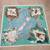 Set of 4 vintage linen wall tapestry from New Zealand painting 4 thumbnail