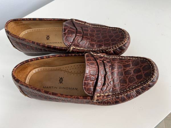 Authentic Designer Martin Dingman men loafer leather shoes 1