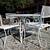 Woodard 5 piece wire mesh table and chair set 2 thumbnail