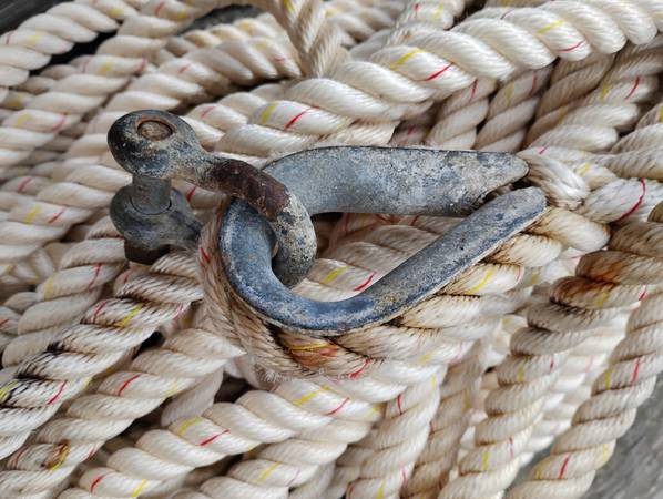 185' 3/4" 3-strand Nylon Anchor Line - $30 (Bellingham)63435874435841121