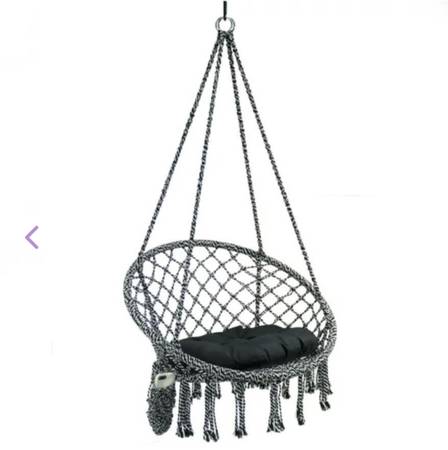 Deluxe Macrame Hammock Chair (Brand New) 1