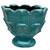 Planter Vase Turquoise blue Cerulean Ceramic Glaze Pottery Oval 1 thumbnail