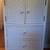 White Wicker 3 Drawer Chest with Two Shelves - 50x21x18” 1 thumbnail