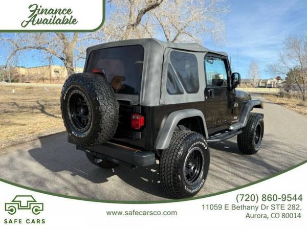 2005 Jeep Wrangler X - $17,950 (aurora)63621877053699124