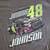 NASCAR Jimmie Johnson #48 2020 Ally Dark Gray 2 Sided Graphic T-Shirt 2 thumbnail