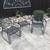 3 Piece Iron Patio Conversation Set. Table and 2 Chairs. 8 thumbnail