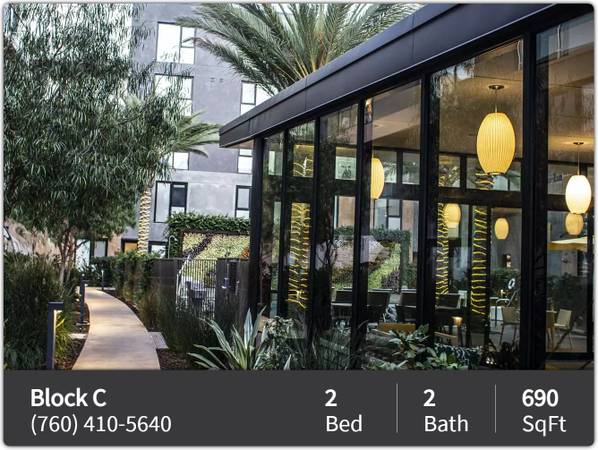 $3,350 / 2br - 690ft2 - Luxurious 2 bed / 2 bath available with convenient washer & dryer (San Marcos)63878584511491121