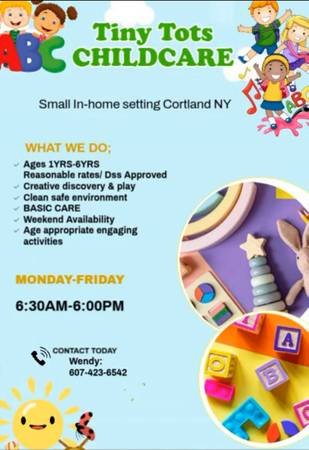 Proveedor de cuidado infantil (Cortland)63815650071171120