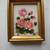 4 Hand Painted Flower Scenes in Frames 5 thumbnail