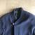 Men's long navy blue coat jacket-Size Extra Large 7 thumbnail
