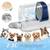 Dog Grooming Vacuum, Pet Grooming Vacuum Kit 2.3L Suction 99% Pet Hair 2 thumbnail