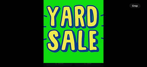 Yard sale 1