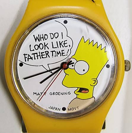 BART SIMPSON Vintage Matt Groening Collectors WATCH 1