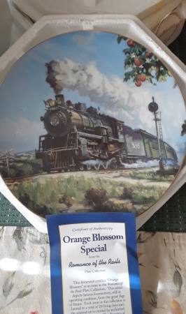 Train Collector Plate - Orange Blossom Special 1