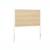 Twin Headboard (Natural/White) 1 thumbnail