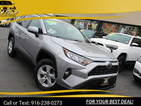 2019 Toyota RAV4 XLE suv Silver Sky Metallic 1