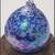 artisan glass Christmas-style ornaments, 3.5" diameter each 5 thumbnail