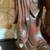 24"Asian Elder Figure + Woven Vase with Wooden Flowers & Reeds 4 thumbnail