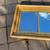 Antique  Gesso mirror w/ gold gilt A185 4 thumbnail