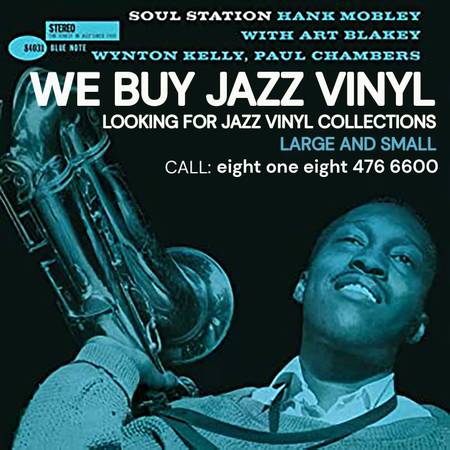 We Buy Jazz Vinyl Records, Albums, 45's / $5000 1