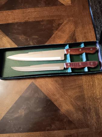 2 Maxam Fine Stainless Steel Chef Knives 1